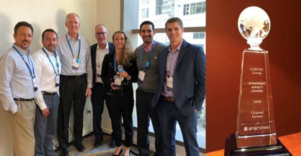 CORTAC Group Wins 2019 Smartsheet Strategic Impact Award